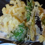 水舎 つつみ庵 - 野菜天
