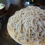 水舎 つつみ庵 - 粗挽き蕎麦大盛り