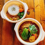 スープカリー 藍色 - テイクアウト　内容は一例です