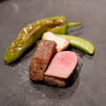 神戸牛炉釜炭焼ステーキ IDEA - 黒毛和牛タン元のステーキ