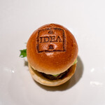 Kobe Gyuu Rogama Sumiyaki Steak IDEA Ginza - Mini Kobe Beef Hamburger