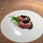 Kobe Gyuu Rogama Sumiyaki Steak IDEA Ginza - Roast Beef of Kobe Beef Strip Loin