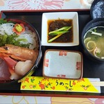 レストラン平安 - 海鮮丼　1200円