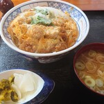 Shishidome Doraibuin - カツ丼！優しい味がして、カツ丼ですが、女性も食べやすいカツ丼となっています！