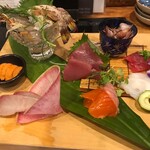 晩boo - お造りの盛り合わせ　2人前