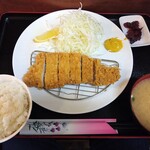 とんかつ大谷 - ロースカツ定食（1100円）