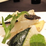 ガストロノミー ジョエル・ロブション - アオリイカ　ミ・キュイにポアレ