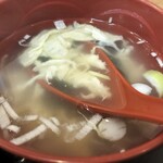餃子苑 富丘の里 - スープ