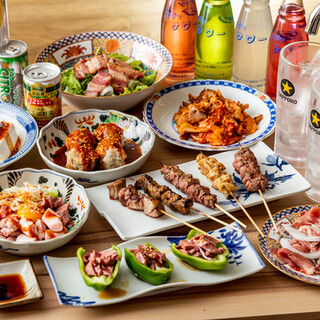 Enjoy the freshness of ``Kagoshima direct-delivered offal'' with yakiton and a la carte dishes.