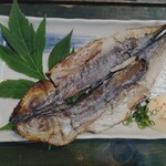 藍ヶ江水産 地魚干物食堂 - クサヤ。マヨつけると超おいしい。