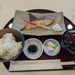 鎌ヶ谷カントリークラブ レストラン - カラスガレイの味噌漬け焼(1650円)