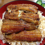 浜松 - うなぎ丼「上」大盛り　アップ