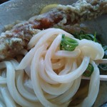 西端手打 上戸うどん - 麺アップ