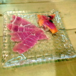 カスレ - パパイヤとサルメリア69の生ハム