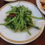 晴々飯店 - 空心菜炒めでございます（2013.08）