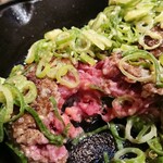 カウンター焼肉かるび - 牛タンハンバーグ(ライス付き)