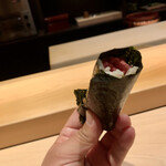 こま田 - 鮪手巻き