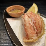 Ajinomise Iwashi - 毛蟹の甲羅詰(ﾊｰﾌ)とかにみそ
