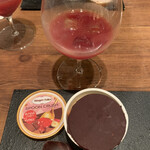 Terra Felice - 特製デザート、チョコとラズベリーのコラボレーションは最高でした！