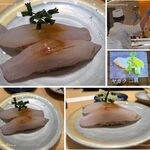 廻転鮨 銀座おのでら - ヤガラ。廻転鮨おのでら本店(渋谷区)食彩品館.jp撮影