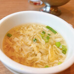 ブロンコビリー - ランチについてるスープ