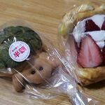 道の駅 ふくしま - カメぱん、いちごパンケーキ