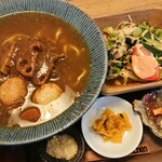 Nmc KITCHEN - 燻製カレー沖縄そばセット 税込1000円