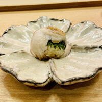 鮨 香坂 - のどぐろ丸鮨。