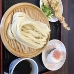 豊水 - ザルうどんにしました。いつもならかけですが。