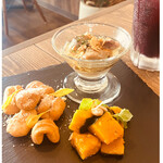 トラットリアイルポッツォ - 前菜３種盛り合わせ（セレクト可）