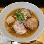 らぁ麺や 嶋 - しおらぁ麺 1,250円 + 味玉 150円