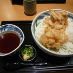 博多うどん　木村屋 - 海老かき揚げうどん（冷）　木村屋