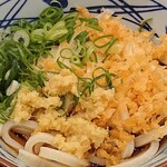 丸亀製麺 - 丸亀製麺 西葛西メトロセンター店 ぶっかけ 冷 に3種類の薬味をぶっかけ