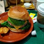 Virejji Vangado Daina - アボカドチーズバーガーのポテト、ドリンクセット