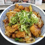 吉野家 - 焦がしねぎ焼き鳥丼 大盛