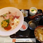 女川海の膳ニューこのり - 海鮮五色丼(4,180円)