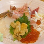 女川海の膳ニューこのり - 海鮮五色丼(4,180円)