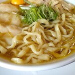 Shounai Ramen Kaidou - 太縮れ麺。