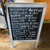 farmers cafe minttan - メニュー写真:黒板にもメニューあり