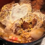 江戸藤 - セットのヒレカツ丼