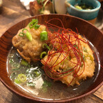 おばんざい あんこ - 葱つくね旨煮。