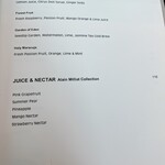 L'Envol - ソフトドリンクメニュー