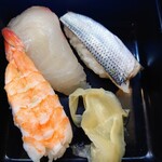 Sushi Hiro - 令和5年5月 ランチタイム
                      にぎり重のにぎり