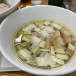 ユナイテッド ヌードル アメノオト - 塩つけ汁。