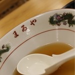 老麺 まるや - スープちょい残し