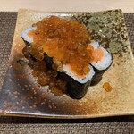 Sushi Getaya - サーモン親子巻き