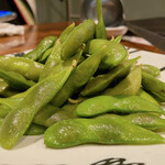 もつ料理 かわ乃 - これは茶豆？