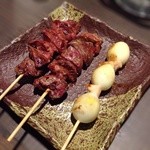 地鶏串焼家 鳥みや - Ｈ25.08　レバー・うずら玉子
