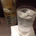 地鶏串焼家 鳥みや - Ｈ25.08　生絞りグレープフルーツサワーに焼酎・炭酸継ぎ足し３杯目