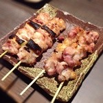地鶏串焼家 鳥みや - Ｈ25.08　ねぎま・ひざ軟骨